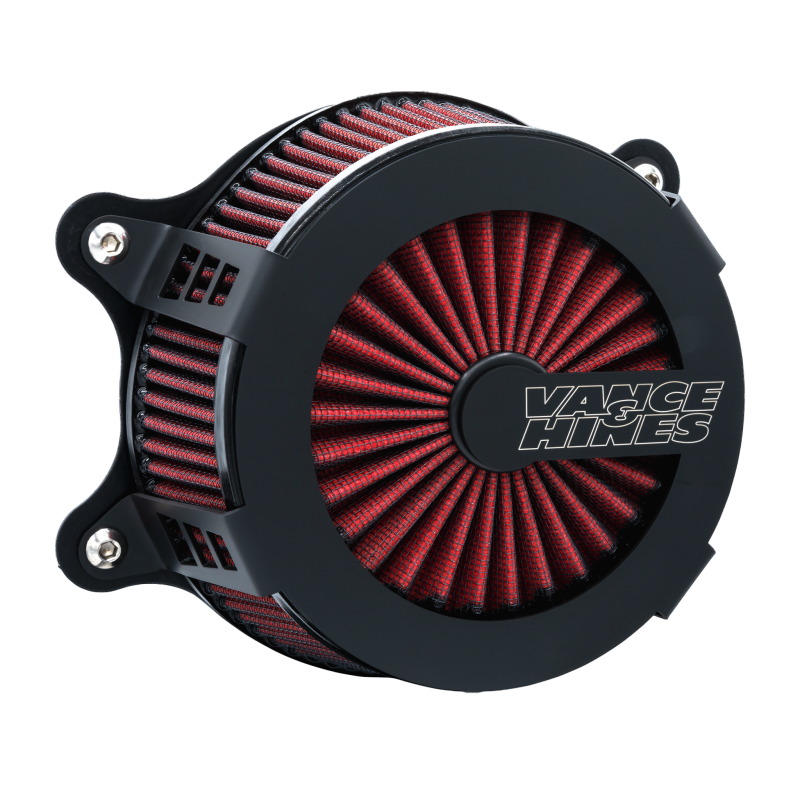 Vance and Hines 40366 Vance & Hines HD Touring/Softail Cage Fighter Intake Bl