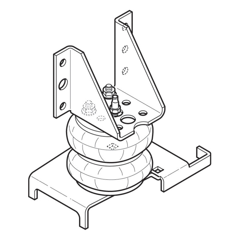 Firestone 2223 Ride-Rite Air Helper Spring Kit Front fits Ford 84-04 F250/F350 (W217602223)