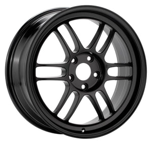 Enkei 3797704943BK RPF1 17x7 4x100 43mm Offset 73mm Bore Matte Black Wheel *S/O Min Qty 40*