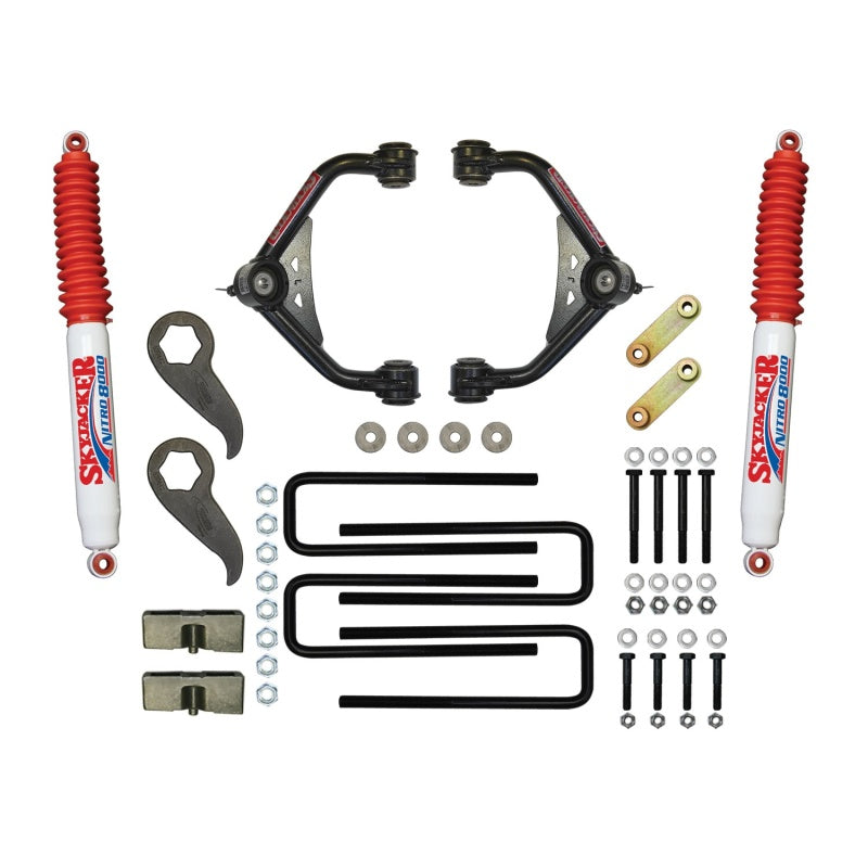 Skyjacker C11350PN 2019 GM 2500HD/3500HD 2WD/4WD 3-3.5in UCA Lift Kit w/Rear Nitro 8000 Shocks