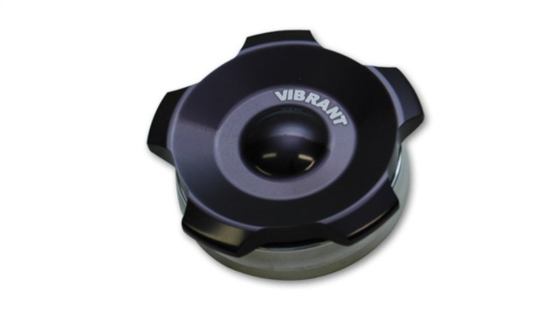 Vibrant 11295  OD Aluminum Weld Bungs w/ Anodized Black Aluminum Threaded Cap (