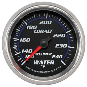 AutoMeter 7932 Autometer Cobalt 66mm 120-240 Degree F Mechanical Water Temperature Gauge