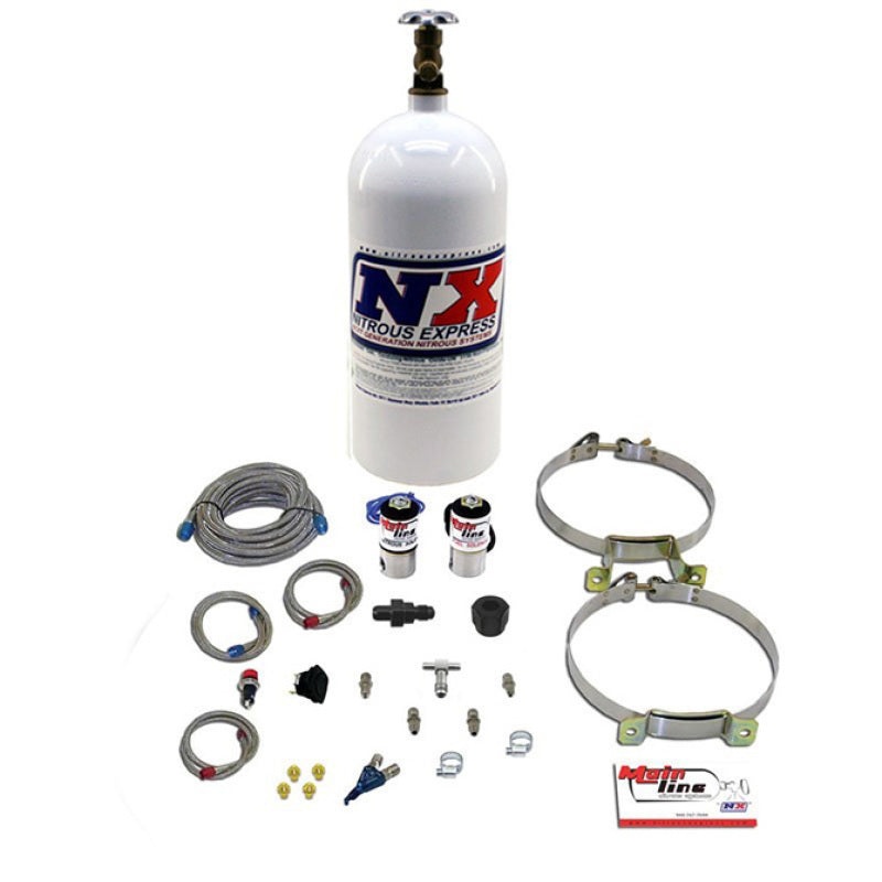 Nitrous Express ML2000 Mainline EFI Single Nozzle Nitrous Kit w/10lb Bottle