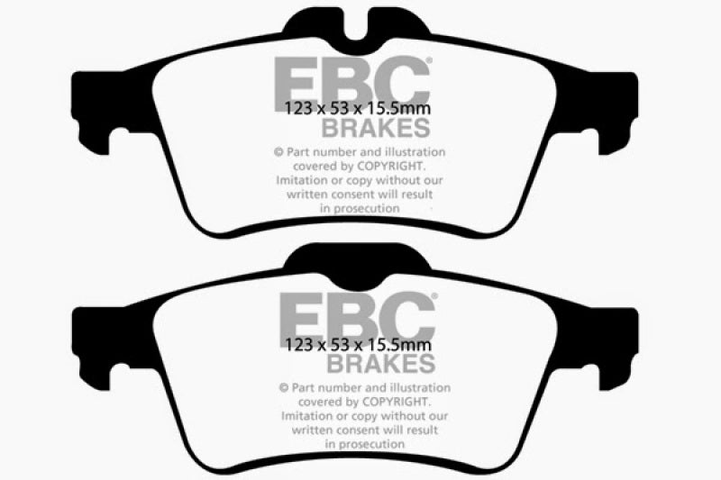 EBC DP21749 fits Chevrolet 08-10 Cobalt 2.0 Turbo (SS) Greenstuff Rear Brake Pads