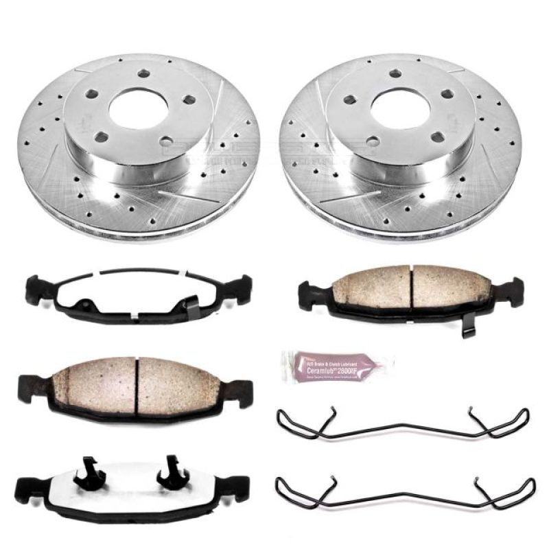 PowerStop K2147 36 99 fits Jeep Grand Cherokee Front Z36 Truck & Tow Brake Kit