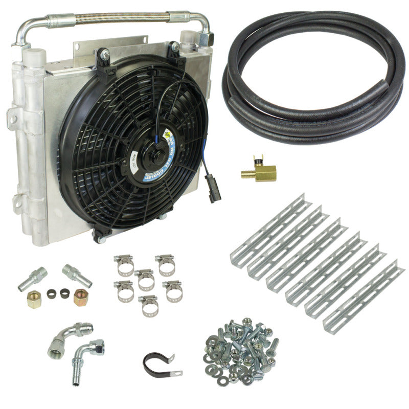 BD Diesel 1030606-DS-12 Xtrude Double Stacked Transmission Cooler Kit - Universi