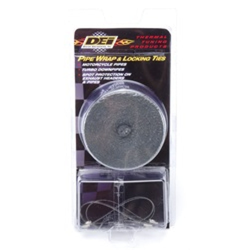DEI  10119 Exhaust Wrap Kit - Pipe Wrap and Locking Tie - Black