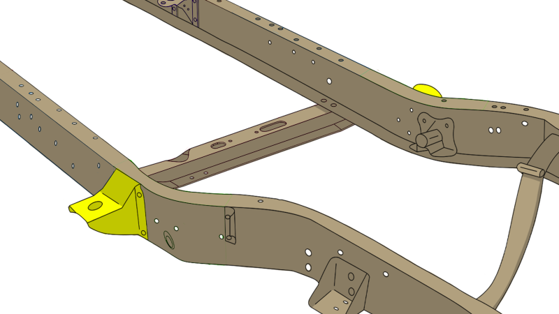 RustBuster RB7359 Front Cab Mount