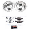 PowerStop K4804-26 91-92 fits BMW 318i Rear Z26 Street Warrior Brake Kit