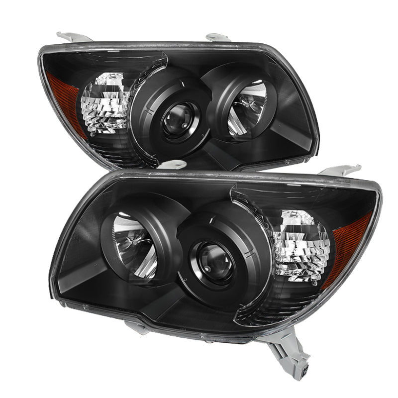 9023378 Xtune fits Toyota 06-09 4Runner Crystal Headlights Black HD-JH-T4R06-A