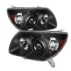 9023378 Xtune fits Toyota 06-09 4Runner Crystal Headlights Black HD-JH-T4R06-A