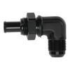 DeatschWerks 10AN Male Flare Bulkhead to 1/2in Hose Barb 90-Degree