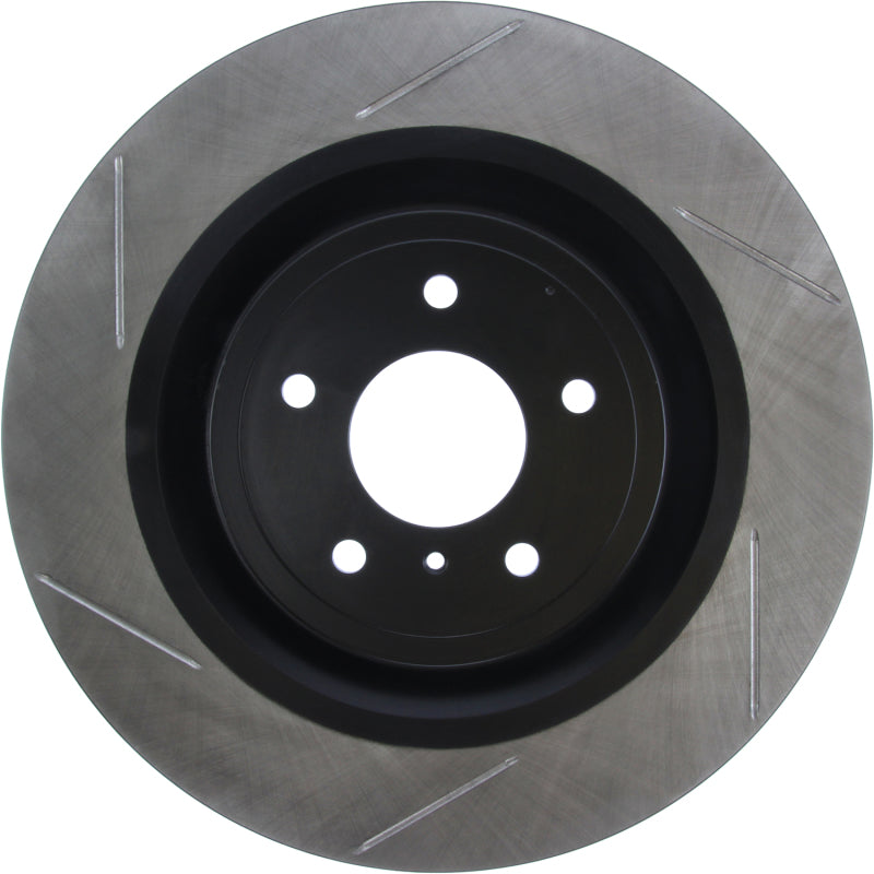 Stoptech 126.42100SR Power Slot fits Nissan 370z / Infiniti G37 SportStop Slotted Front Right Rotor