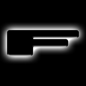 ORACLE Lighting 3141-F-001 Universal Illuminated LED Letter Badges - Matte Blk Surface Finish - F