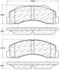 Stoptech 305.1414 Street Select Brake Pads - Front/Rear