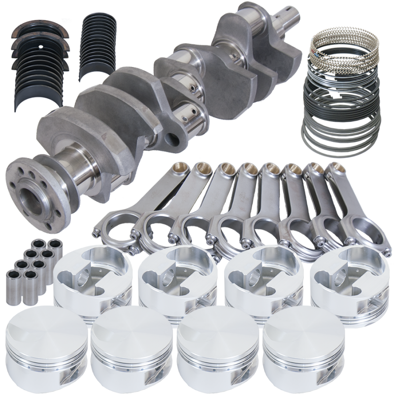 Eagle 35315060 fits Chevy 454 4.000in Crank 6.385in H-Beam -3cc Flat Top 4.310in Pistons Rotating Assembly