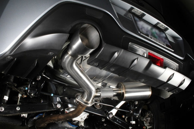 Perrin PSP-EXT-368BR 2022 BRZ/GR86 Axle Back Exhaust SS (Single Side Exit w/Helmholtz Chamber)