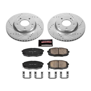 PowerStop K5911 fits Kia 10-13 Forte Front Z23 Evolution Sport Brake Kit