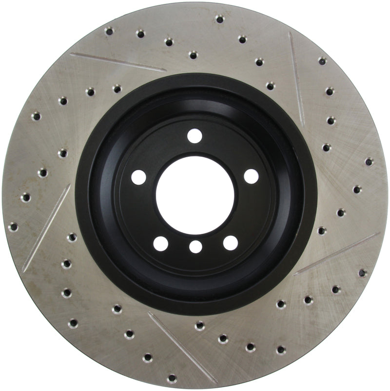 Stoptech 127.34093R 07-09 fits BMW 335 (E90/E92/E93) Slotted & Drilled Right Front Rotor
