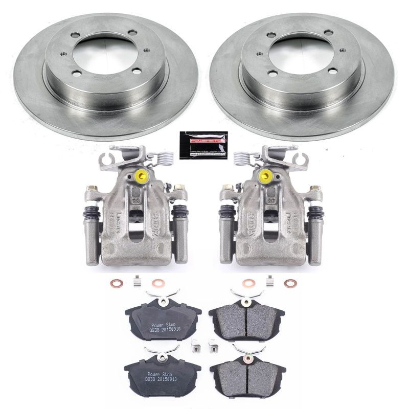 PowerStop KCOE913 fits Volvo 00-04 S40 Rear Autospecialty Brake Kit w/Calipers
