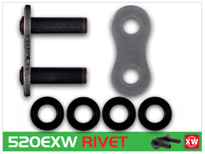 RK Chain 520EXW-RL 520EXW Rivet Link - Natural