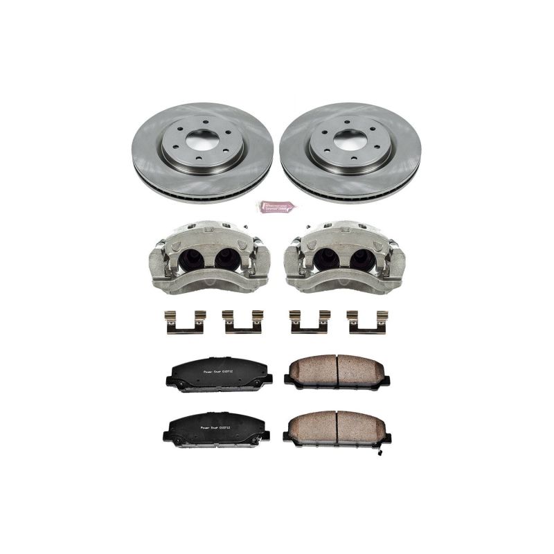 Power Stop KCOE2909 06-07 fits Nissan Armada Front Autospecialty Kit w/Cals