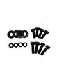 SPARCO 50001ZN Seat Hardware Spacer Kit Bottom Mount - Black Zinc