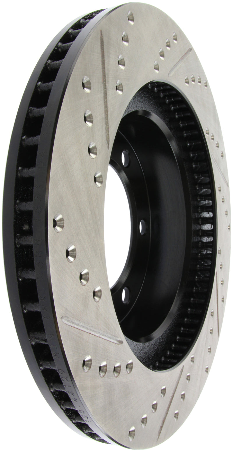 Stoptech 127.44129L 07-08 fits Toyota FJ Cruiser / 05-08 Tacoma (6 lug) / 03-08 4 Runner (319mm disc) SportStop Slo