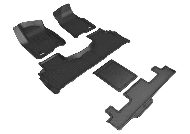 3D L1CH09301509 Maxpider 21-24 fits Chevrolet Tahoe 7-Seat Kagu Black R1 R2 R3