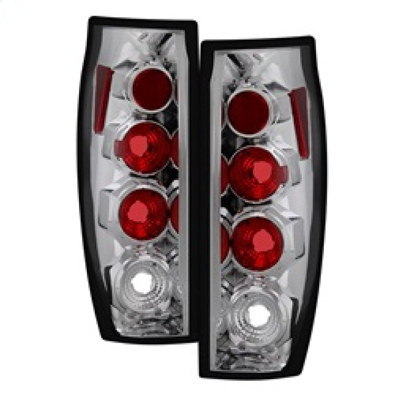 Spyder 5001115 fits Chevy 02-06 Avalanche Euro Style Tail Lights Chrome ALT-YD-