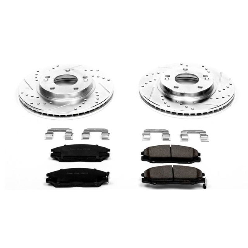 PowerStop K5251 fits Hyundai 01-05 Santa Fe Front Z23 Evolution Sport Brake Kit