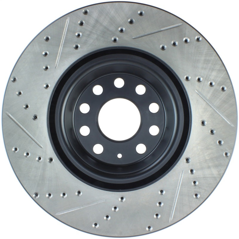 Stoptech 127.33144L Slotted & Drilled Sport Brake Rotor
