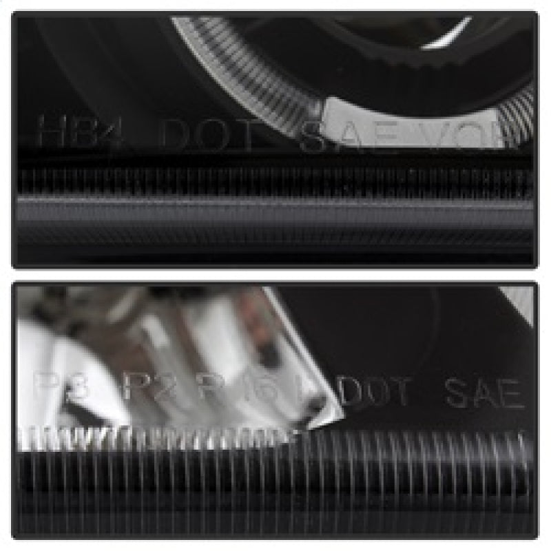 xTune 9036774 fits Chevy Silverado 03-06 Projector Headlights 4pcs - LED Halo -