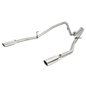 MBRP S5234AL fits Ford F-150 5.0L V8 Aluminized Cat Back Dual Split Rear Exit