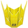 Speed and Strength SS2400 Lunatic Fringe Visor - Yellow/Black