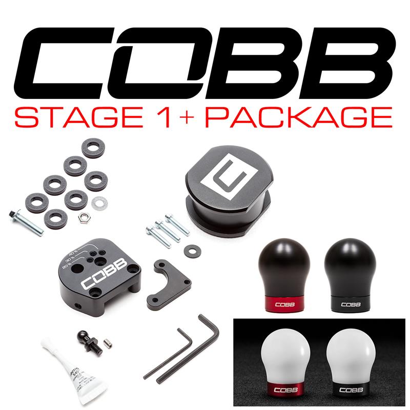 COBB FOR0DT00EI-W-BK 13-18 fits Ford Focus ST / 16-18 Focus RS Stage 1+ Drivetrain Package (White w/Blk Shift Knob)