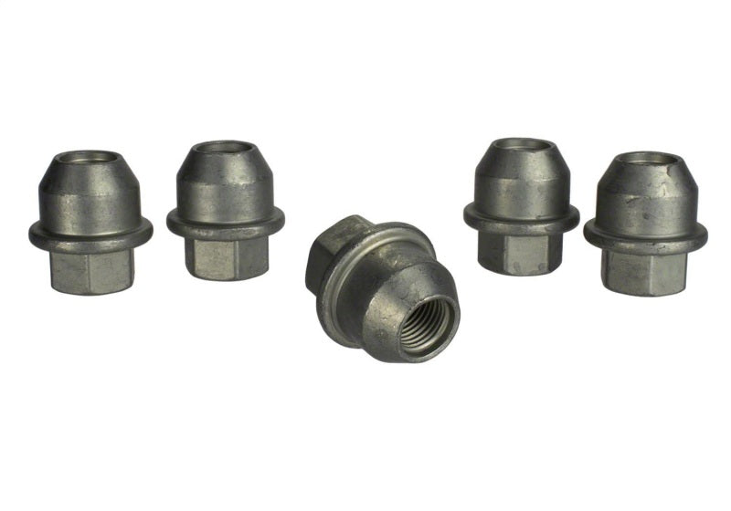 fits Ford 05-14 Racing M-1012-H Mustang 1/2in -20 Thread Cone Seat Open Lug Nut Kit (5 Lug Nuts)