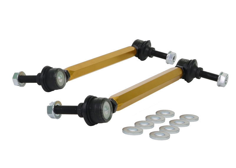 Whiteline KLC140-255 Universal Swaybar Link Kit-Heavy Duty Adjustable 10mm Ball/Ball Style