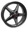 Race Star 92-850245G 92 Drag Star Bracket Racer 18x5 5x120bc 2.00bs Metallic Gray Wheel