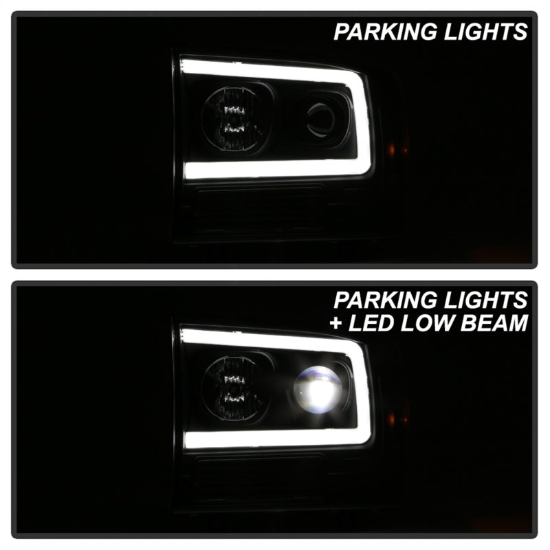 Spyder 5088062 fits Ford 99-04 F-250 /Excursion 00-04 1 Piece LED Headlights -