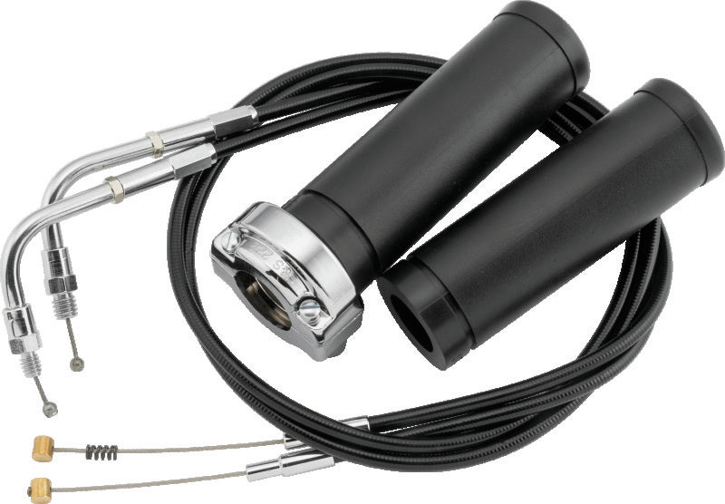 S&S Cycle 19-0450 1in Handlebars 2-Cable Throttle Assembly Cable - 36in