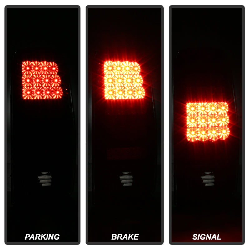 Spyder 5078001 fits Chevy 00-06 Suburban/Tahoe 1500/2500 LED Tail Lights Black