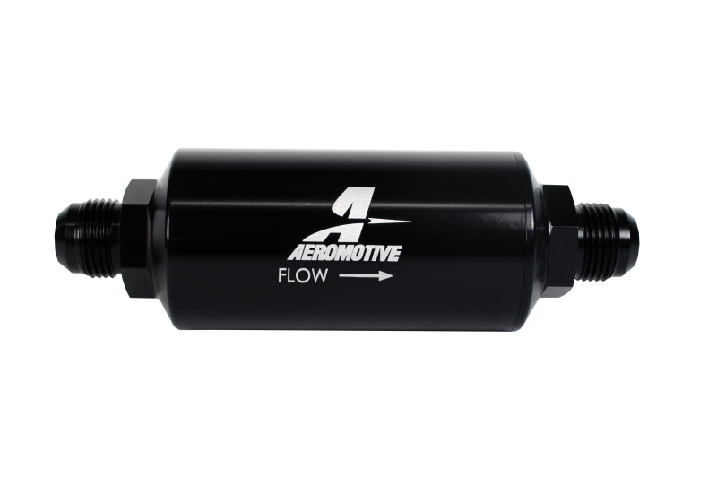 Aeromotive  12387 In-Line Filter - (AN -10 Male) 10 Micron Fabric Element Bright