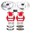 PowerStop KC6977 26 fits Subaru WRX Rear Z26 Street Warrior Brake Kit w/Calipers