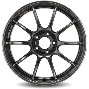 Advan YA38K35EHBR RSIII 18x10.0 +35 5x114.3 Hyper Black and Ring Wheel