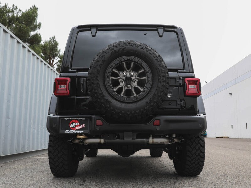 AFE 49-38101 fits Jeep Wrangler JL Vulcan Series Stainless Steel Cat-Back Exhau