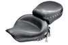 Mustang 75405 Harley Dyna Wide Touring 1PC Seat w/Studs - Black