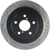 Stoptech 127.47025L 06-07 Subaru Impreza WRX (Exc STi) Slotted & Drilled Left Rear Rotor