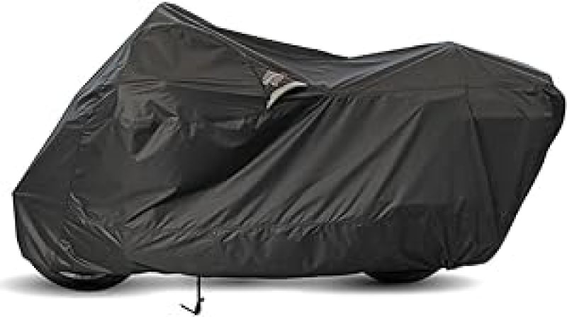 Dowco 52124-02 Sportbike WeatherAll Plus Ratchet Motorcycle Cover - Black