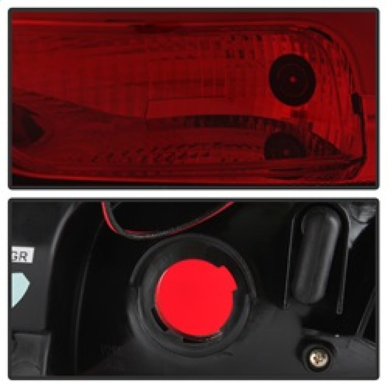 Spyder 5085153 fits Ford 12-14 Focus 5DR LED Tail Lights - Red Clear (ALT-YD-FF